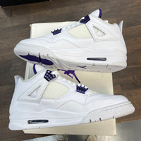 Purple Metallic Jordan 4 (USED)