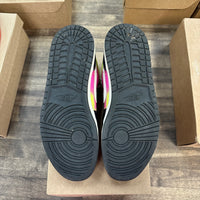 Jordan 1 Low Black Active Fuchsia Cyber (US 13) (USED, No Box)