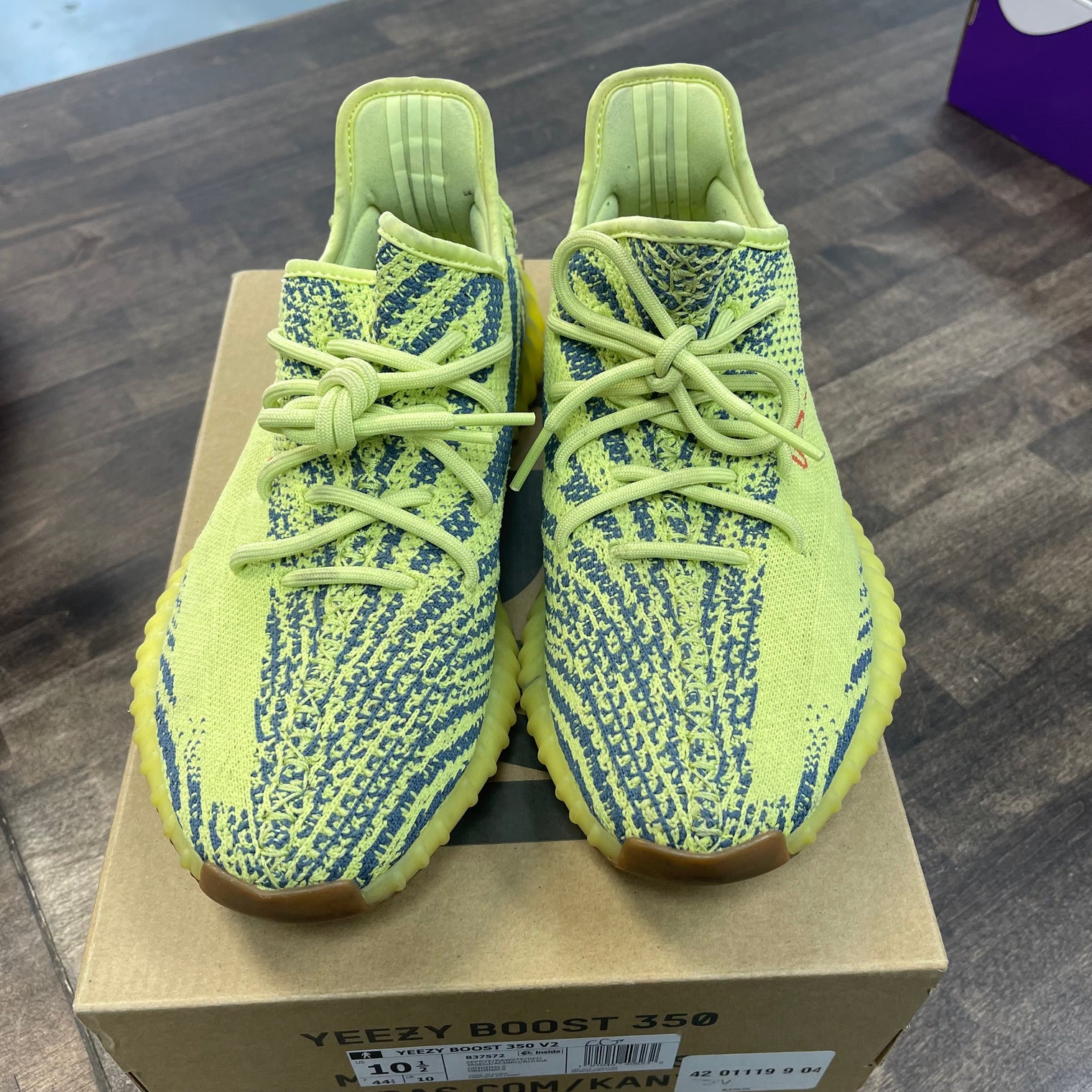 Semi Frozen Yellow Yeezy 350 (USED)