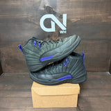 Jordan 12 Retro Black Dark Concord Size 9.5 (Pre-Owned) - Image 1