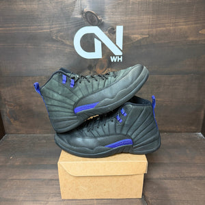 Jordan 12 Retro Black Dark Concord Size 9.5 (Pre-Owned) - Image 1