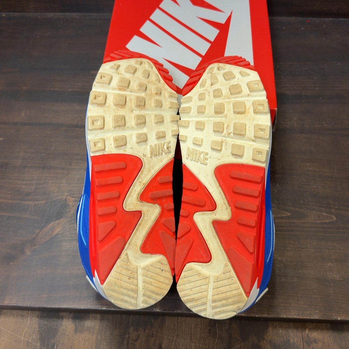 Nike Air Max 90 Hyper Royal Crimson Size 11 (Pre-Owned) - Image 7