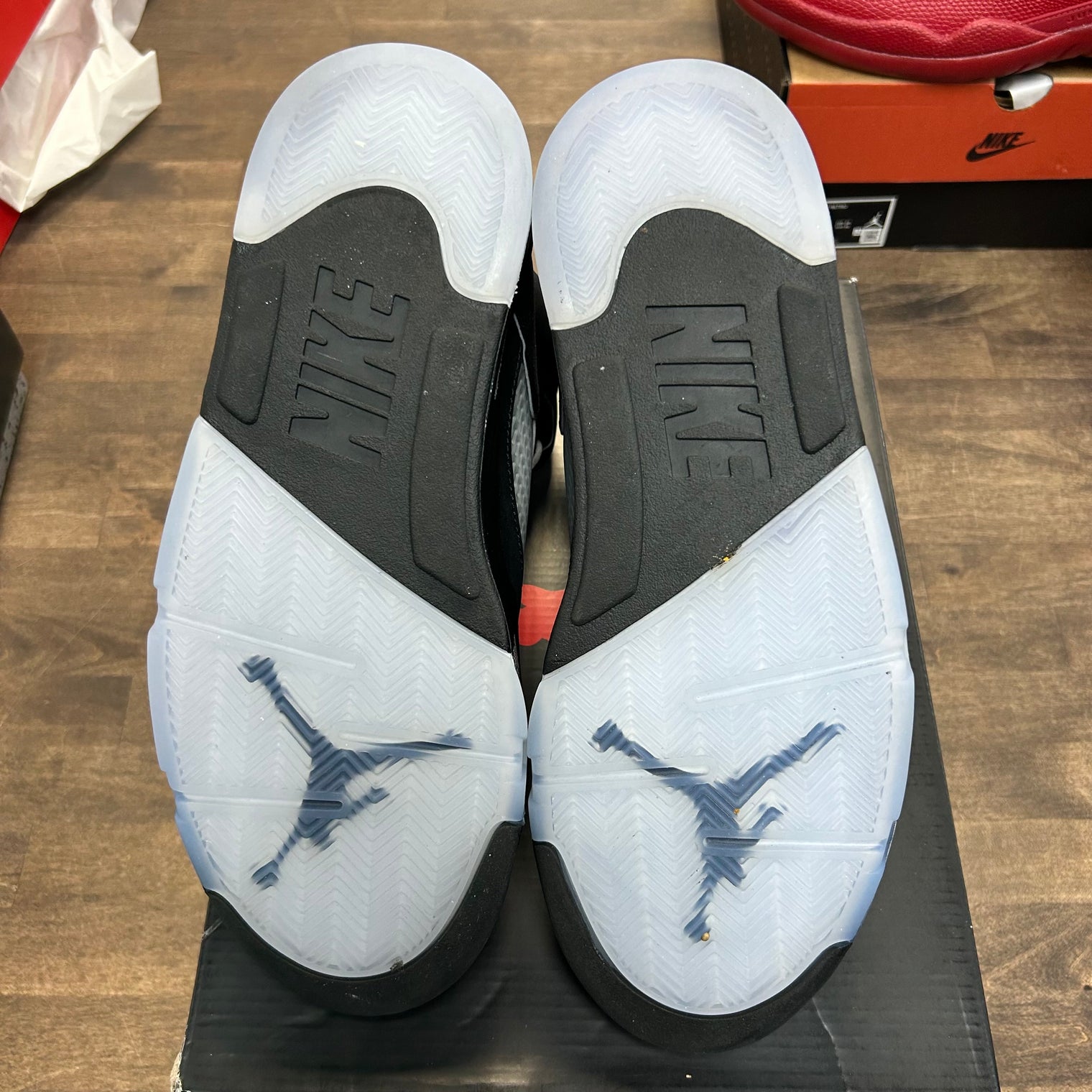 Black Metallic Jordan 5 (2025) (Lightly Worn)