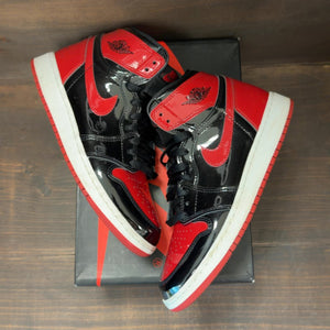Jordan 1 Retro High OG Patent Bred (GS) - Image 2