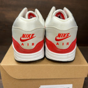 Nike Air Max 1 Anniversary Red (2017/2018 Restock Pair) Size 13 (Pre-Owned) - aux