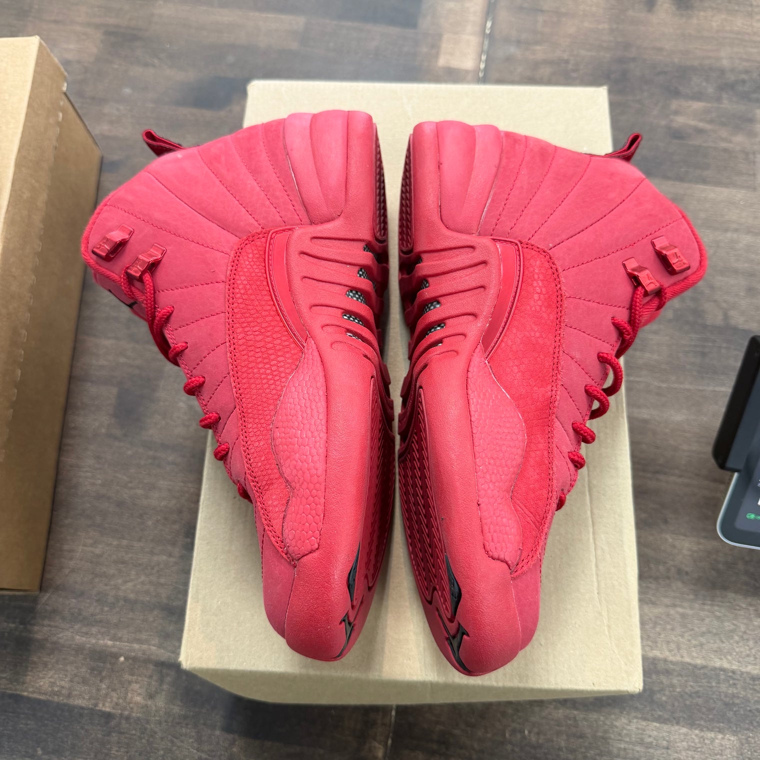 Gym Red Suede Jordan 12 (GS) (USED, No Box)