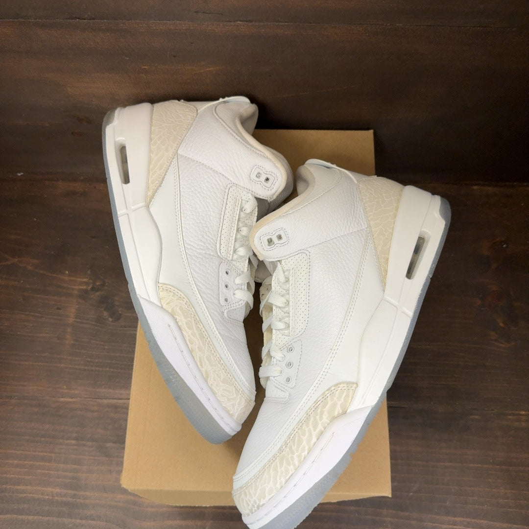 Jordan 3 Retro Pure White (2018) Size 11.5 (Pre-Owned) - Image 2