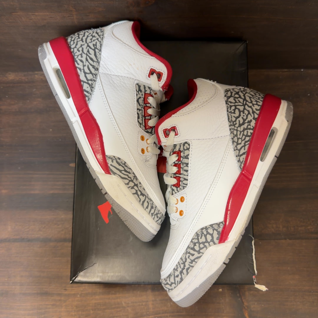 Jordan 3 Retro Cardinal (GS) - Image 2
