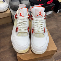 Metallic Orange Jordan 4 (USED, No Box)