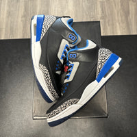 Sport Blue Jordan 3 (USED)