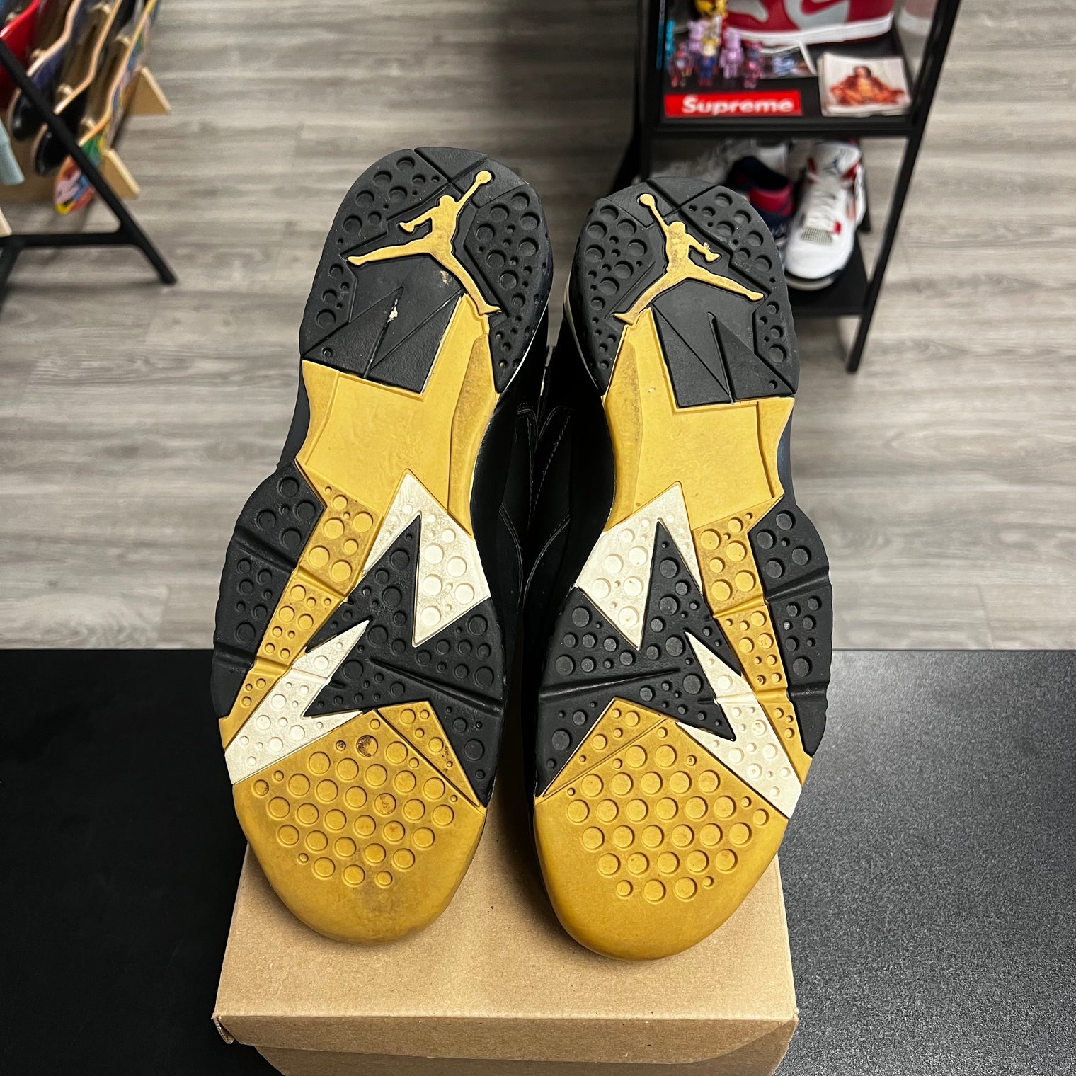 Golden Moments Pack Jordan 7 (USED, no box)