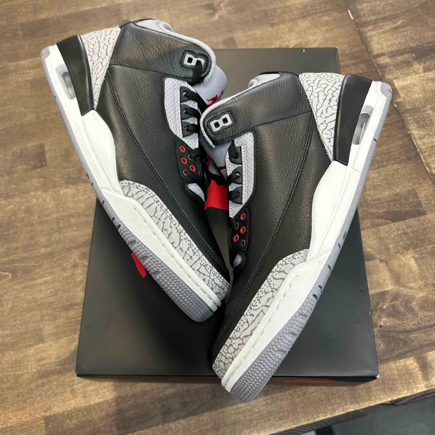 Black Cement Jordan 3 (2024) (Lightly Worn)