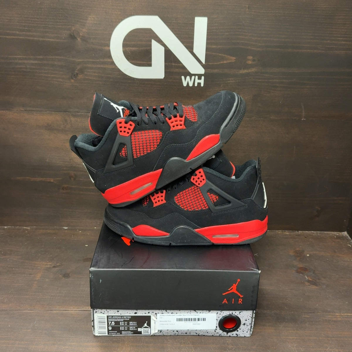 Jordan 4 Retro Red Thunder - Image 1