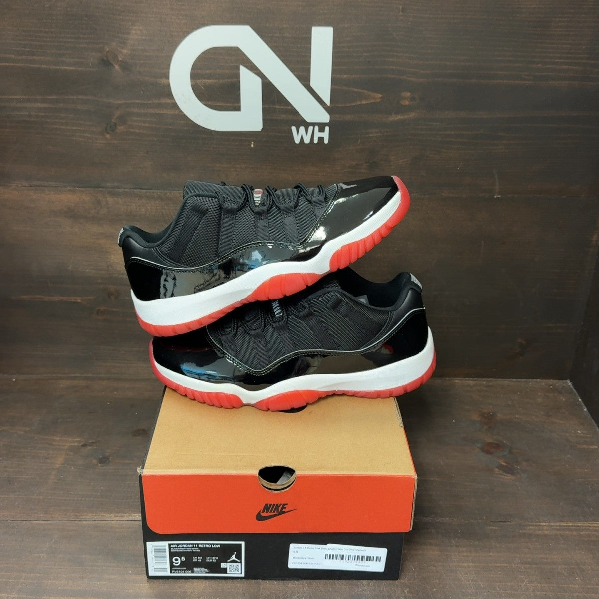 Jordan 11 Retro Low Bred (2025) - Image 1