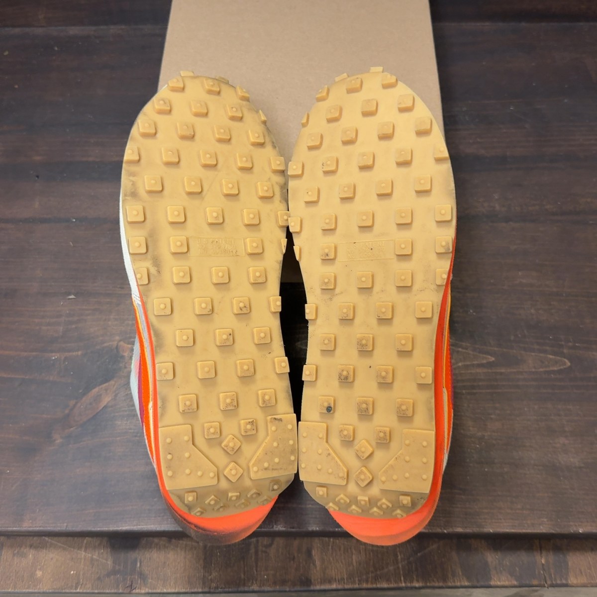 Nike LD Waffle sacai CLOT Kiss of Death Net Orange Blaze Size 11 (Pre-Owned) - Image 7
