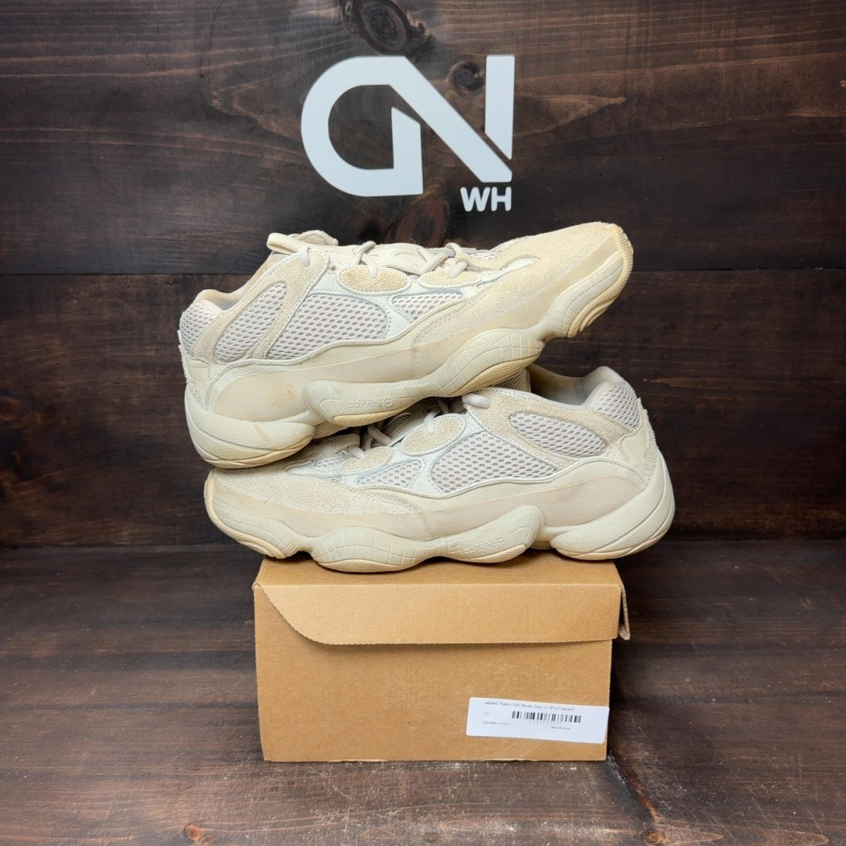 adidas Yeezy 500 Blush Size 11 (Pre-Owned) - Image 1