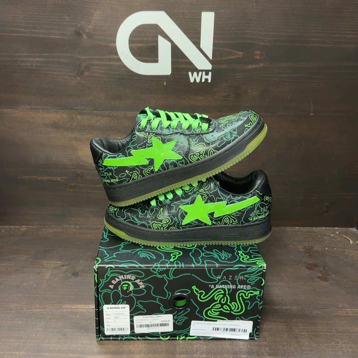 A Bathing Ape Bape Sta Razer Size 6 (Pre-Owned) - front