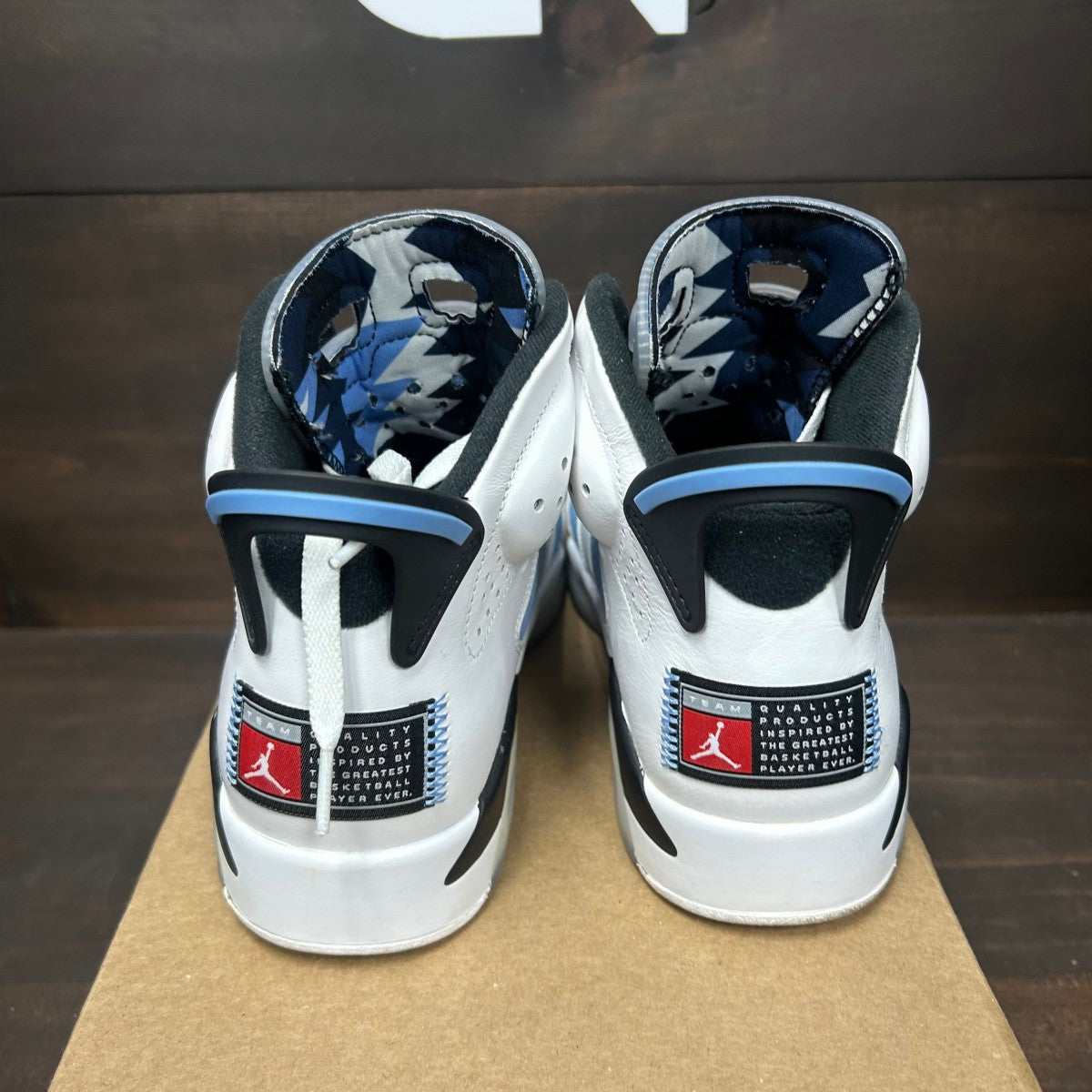 Jordan 6 Retro UNC White Size 8 (Pre-Owned) - Image 5
