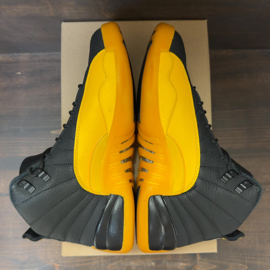 Jordan 12 Retro Black University Gold Size 8 (Pre-Owned) - Image 5