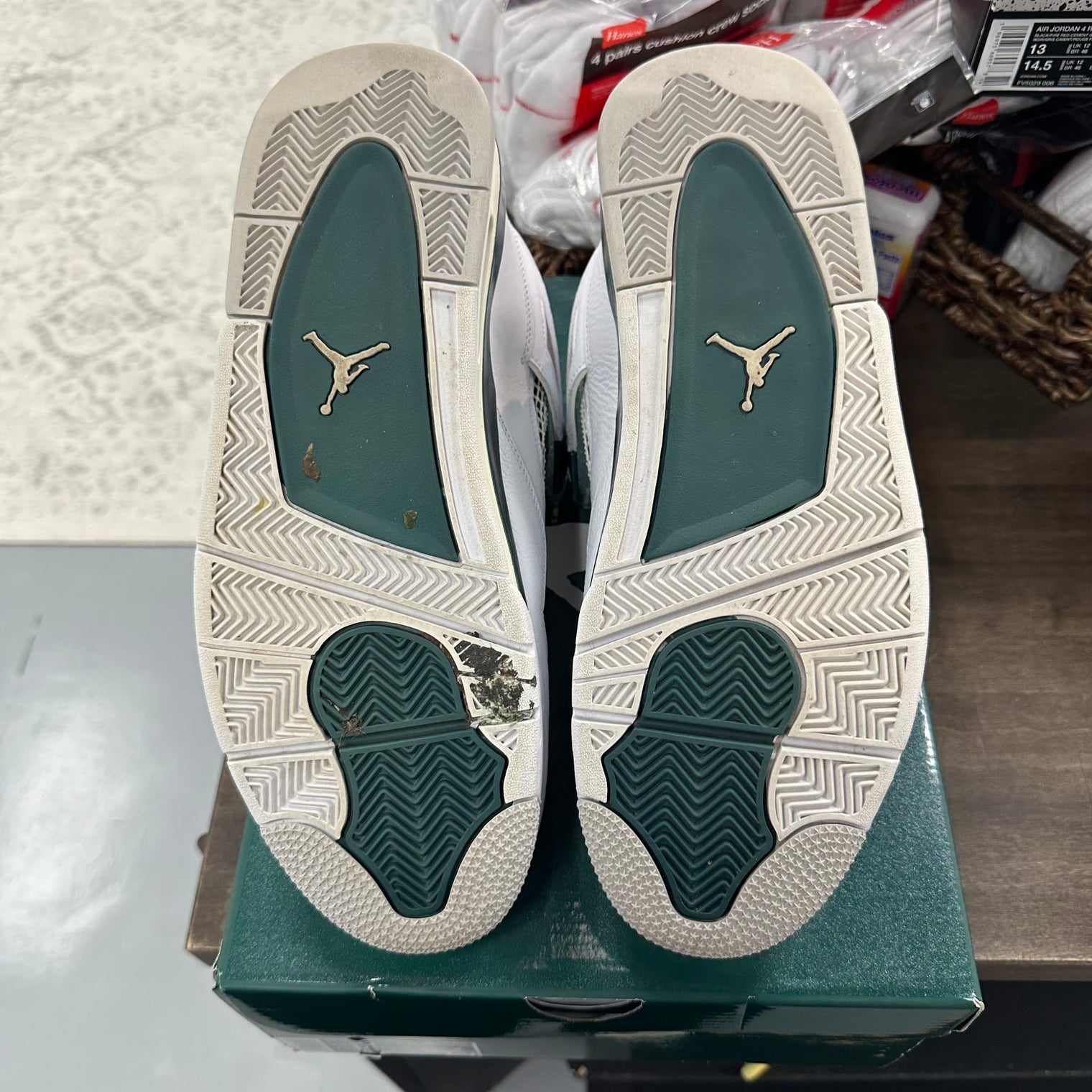 Oxidized Green Jordan 4 (USED)