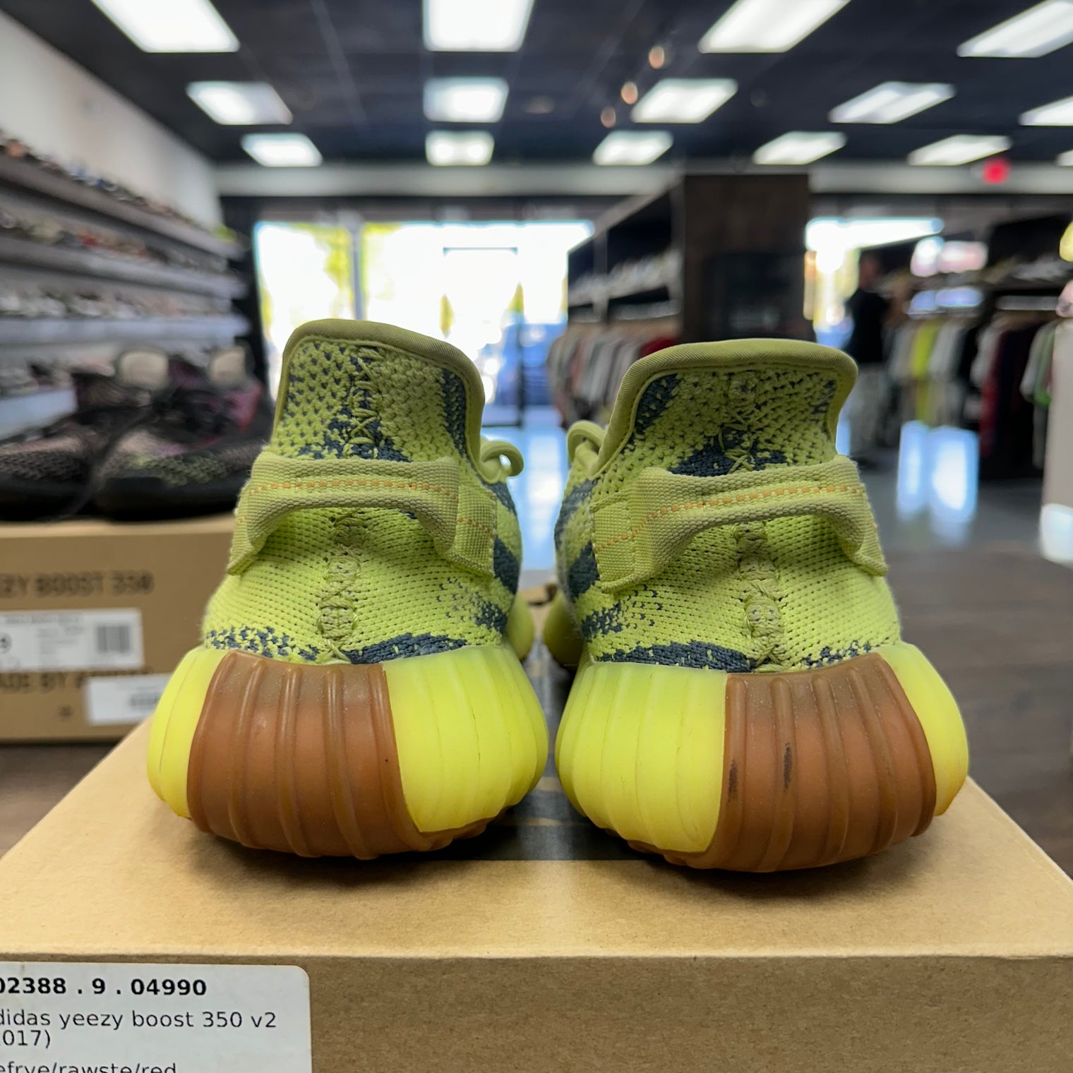 Semi Frozen Yellow Yeezy 350 (USED)