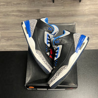 Sport Blue Jordan 3 (USED)