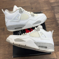 White Oreo Jordan 4 (GS) (USED)