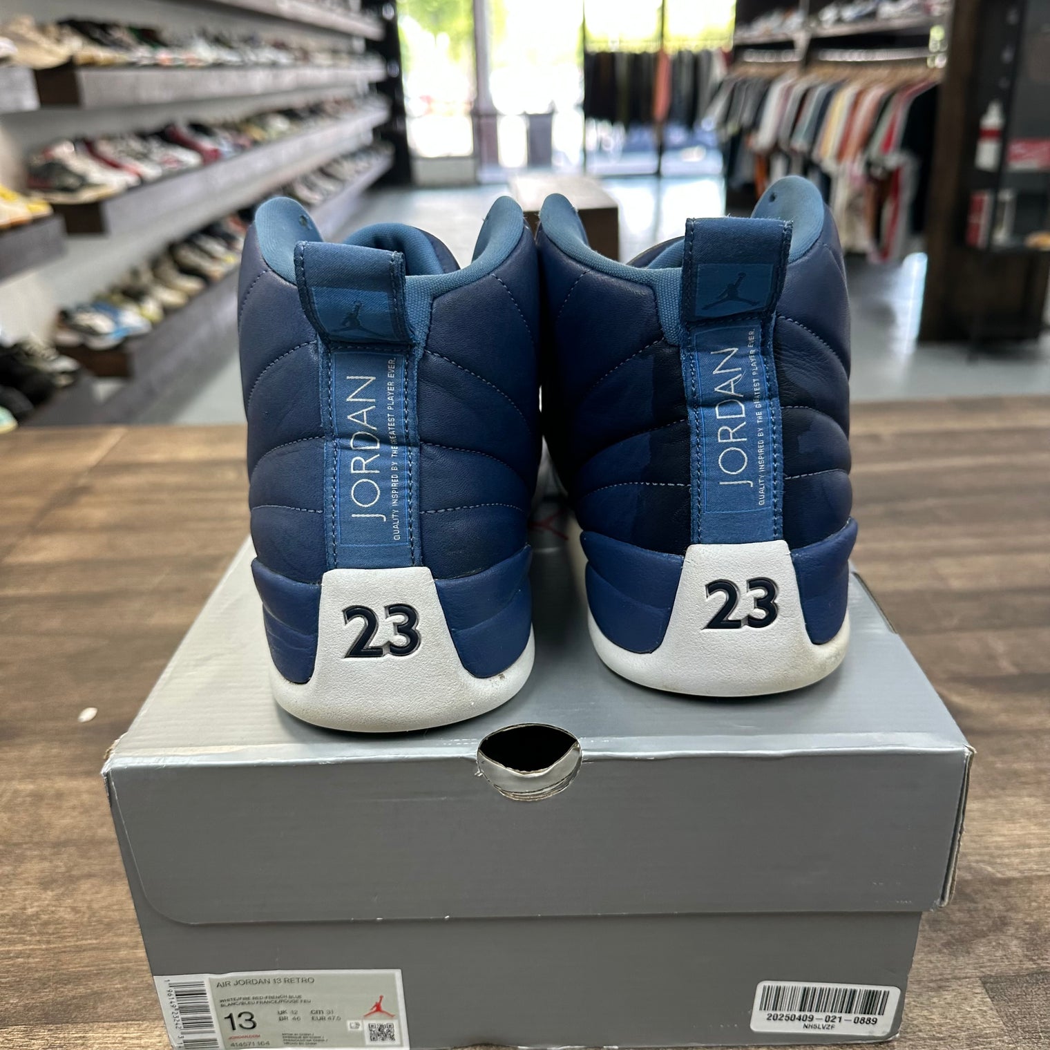 Indigo Jordan 12 Retro (USED, Replacement Box)