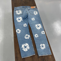Denim Tears Light Blue Wreath Jeans (USED)
