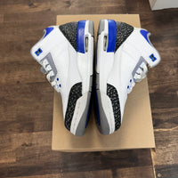 (GS) Racer Blue Jordan 3 (USED,No Box)