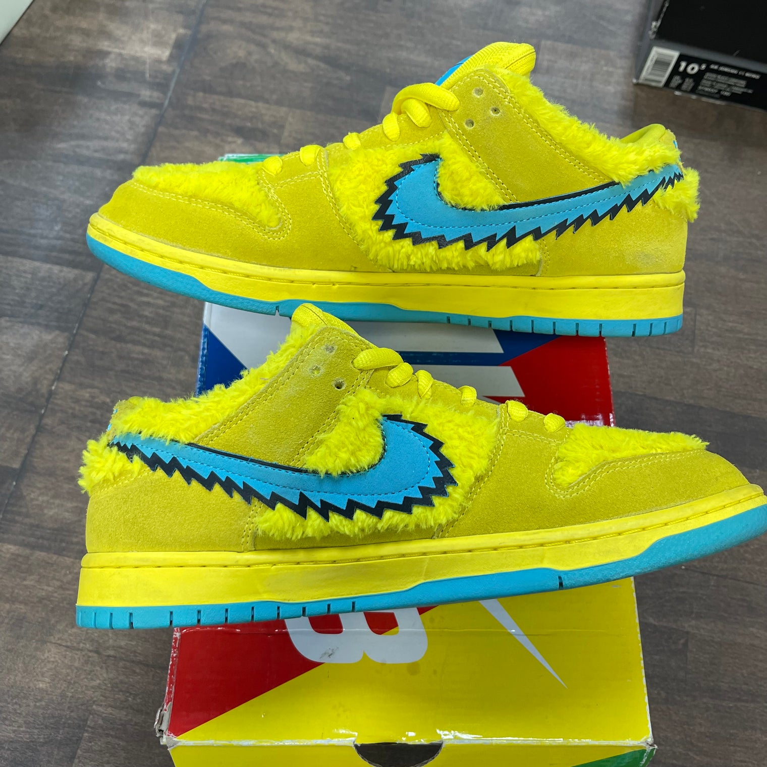 Grateful Dead Bears Opti Yellow SB Dunk Low (USED)