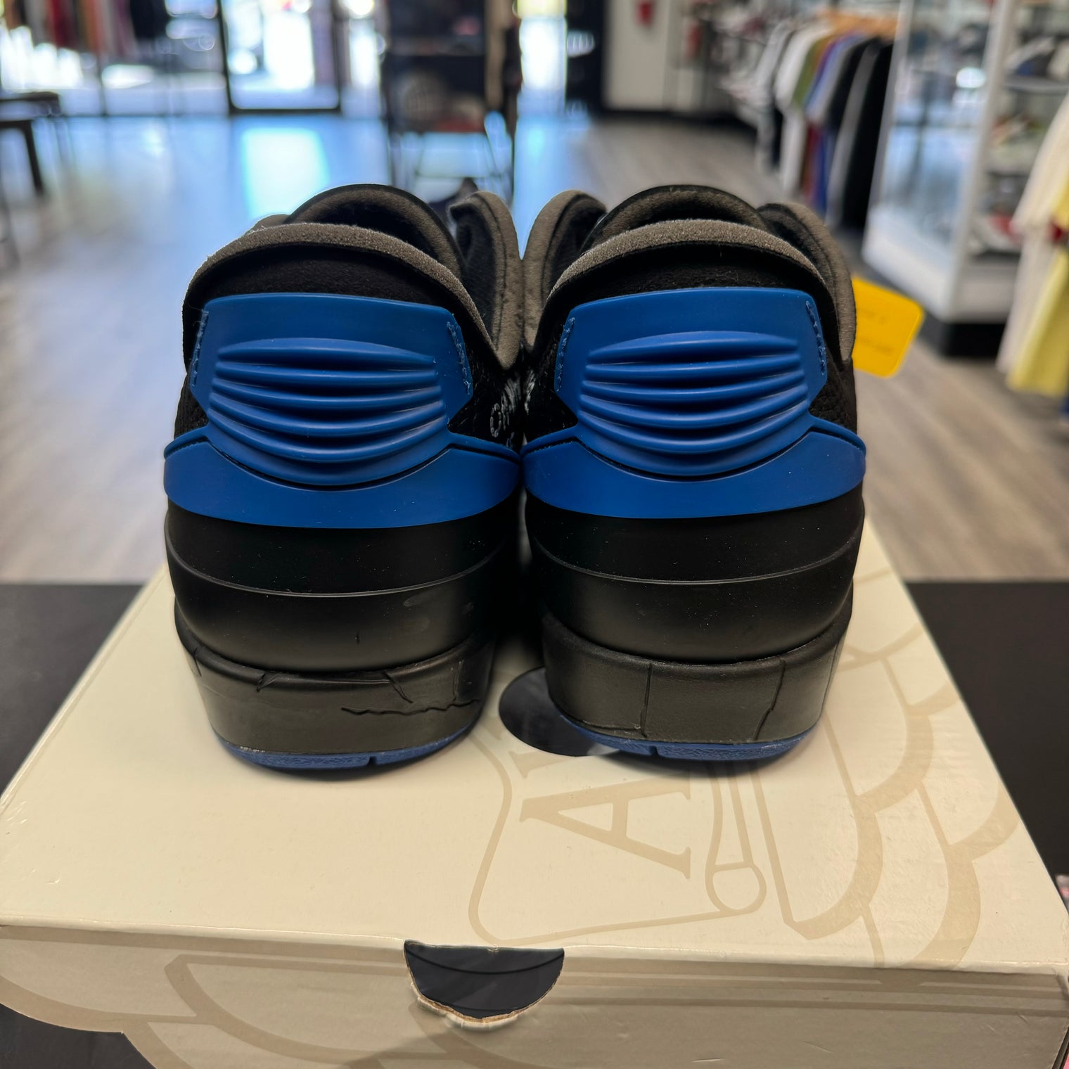 Off-White Jordan 2 Low Black Blue (Lightly Worn)
