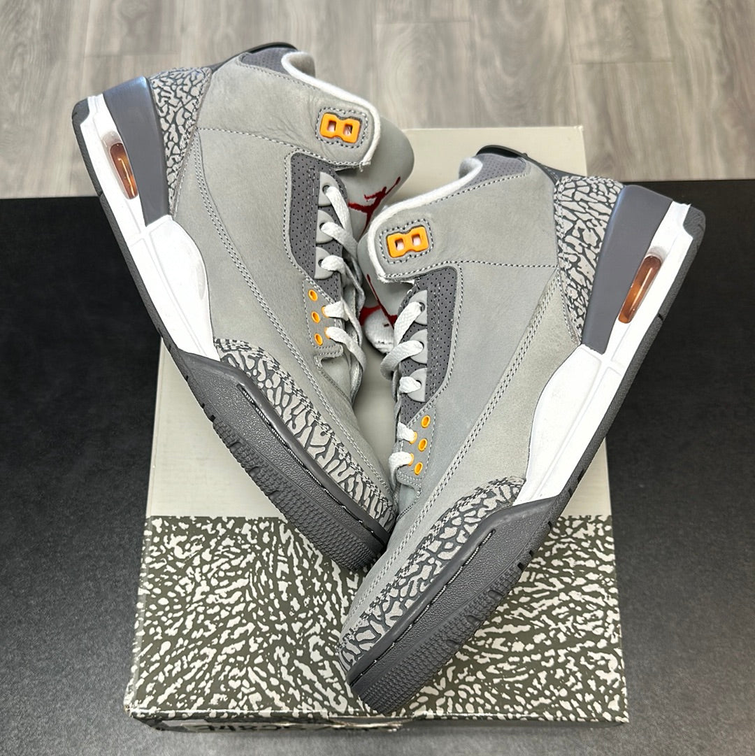 Cool Grey Jordan 3 (USED)