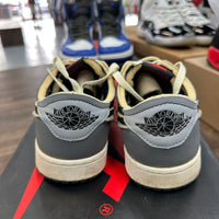 Black Smoke Grey Jordan 1 Low EX (USED)