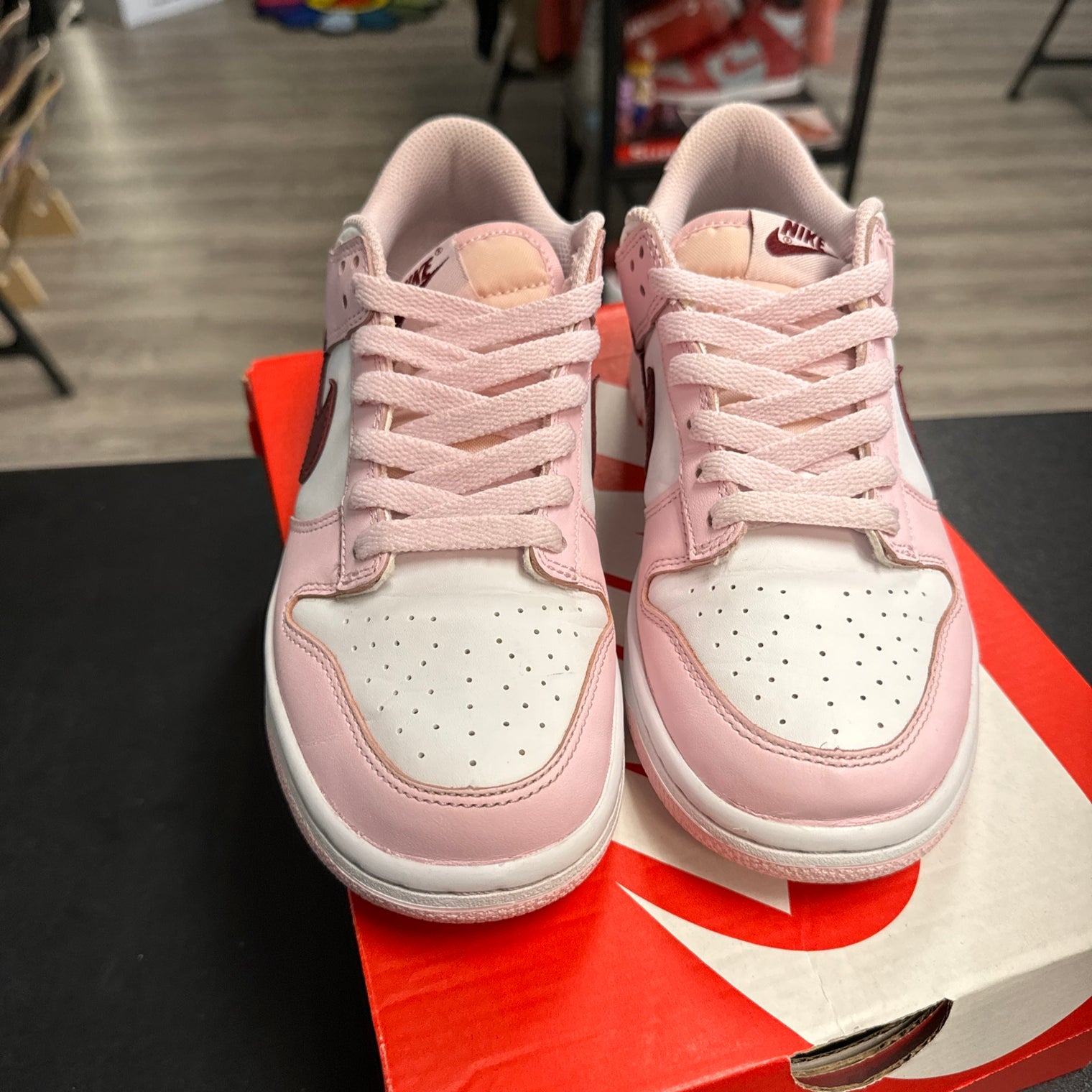 Pink Foam Dunk Low (USED)