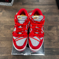 University Red Off-White Nike Dunk Low (USED)