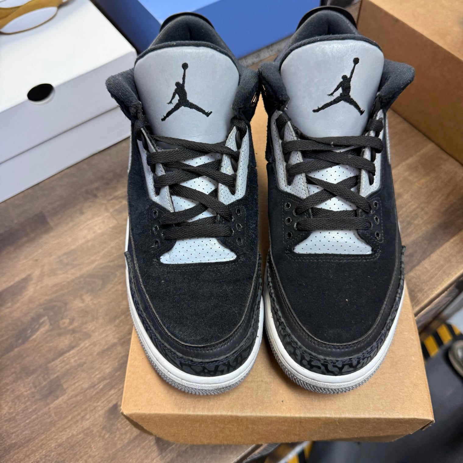 Black Cement Tinker Jordan 3 Retro (USED, No Box)