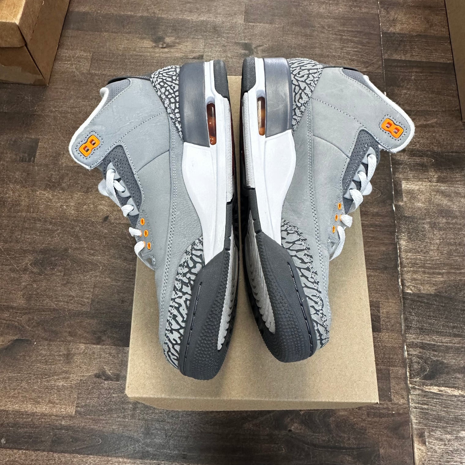 Cool Grey Jordan 3 Retro (USED, No Box)