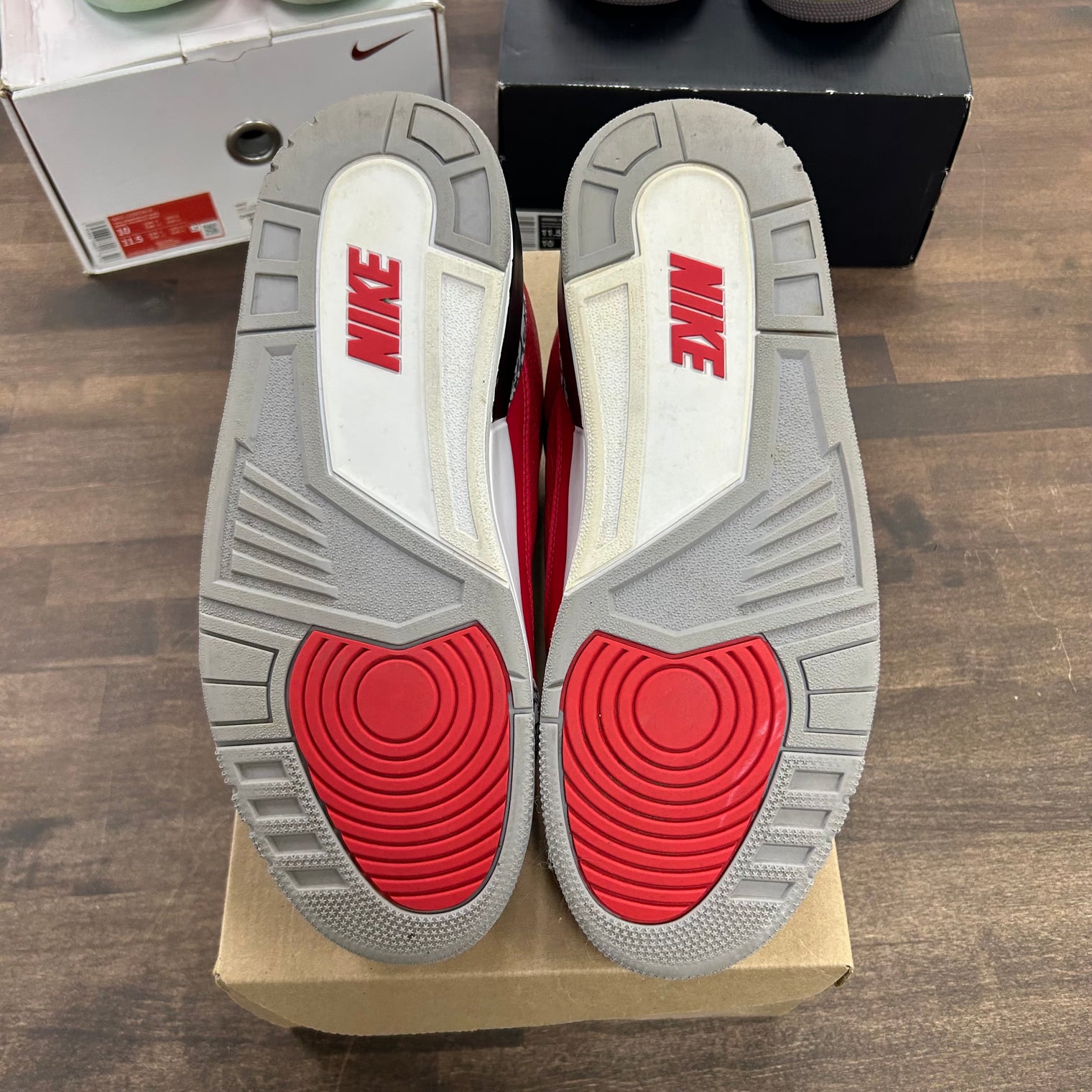 Unite Red Jordan 3 Retro (USED, No Box)