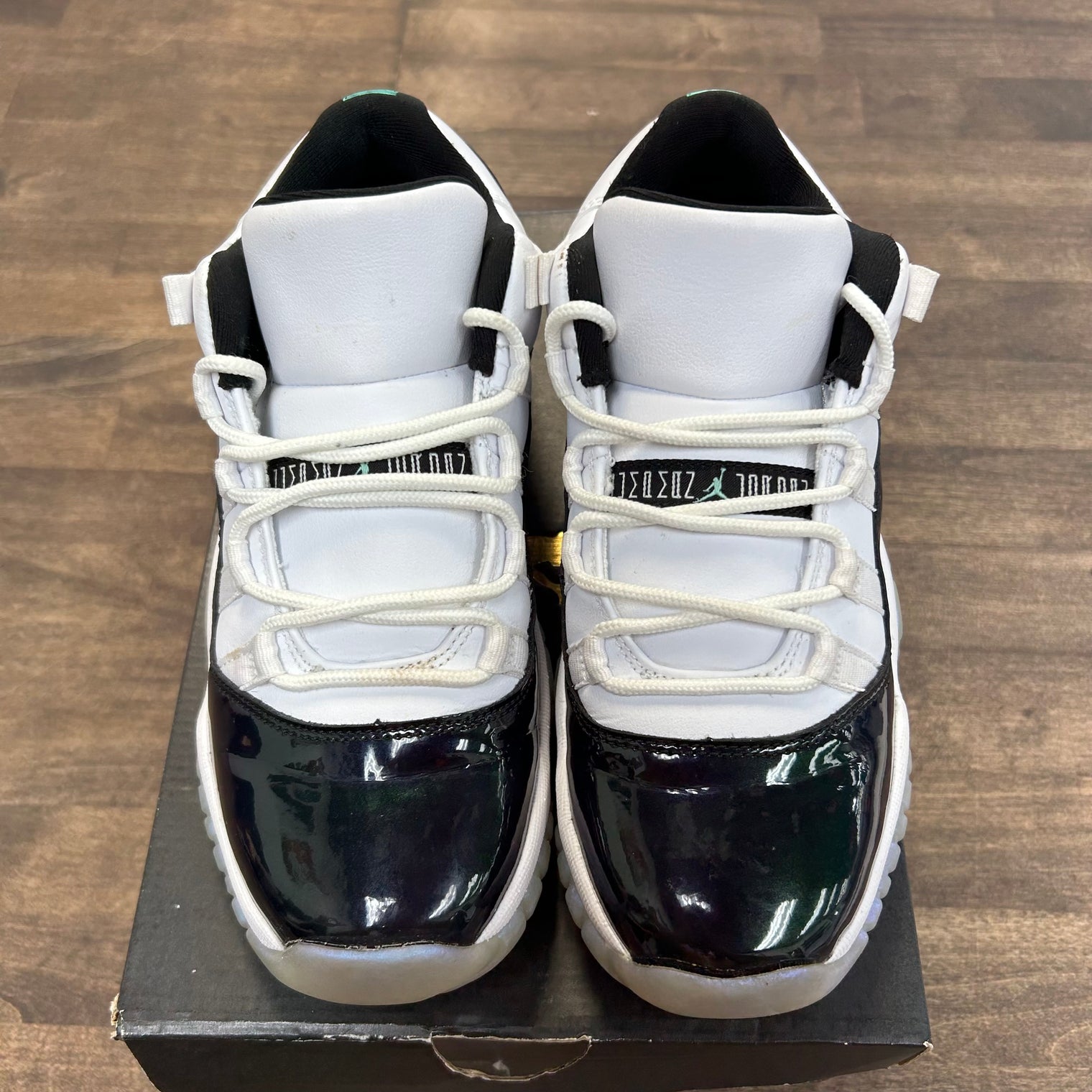 Emerald Iridescent Jordan 11 Low (GS) (USED)