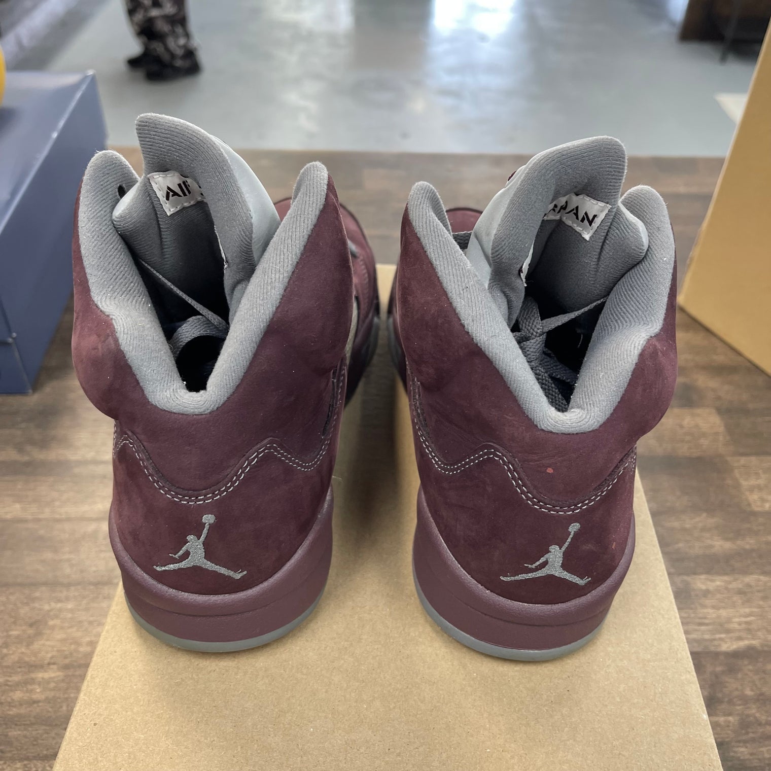 Burgundy Jordan 5 (USED No Box)