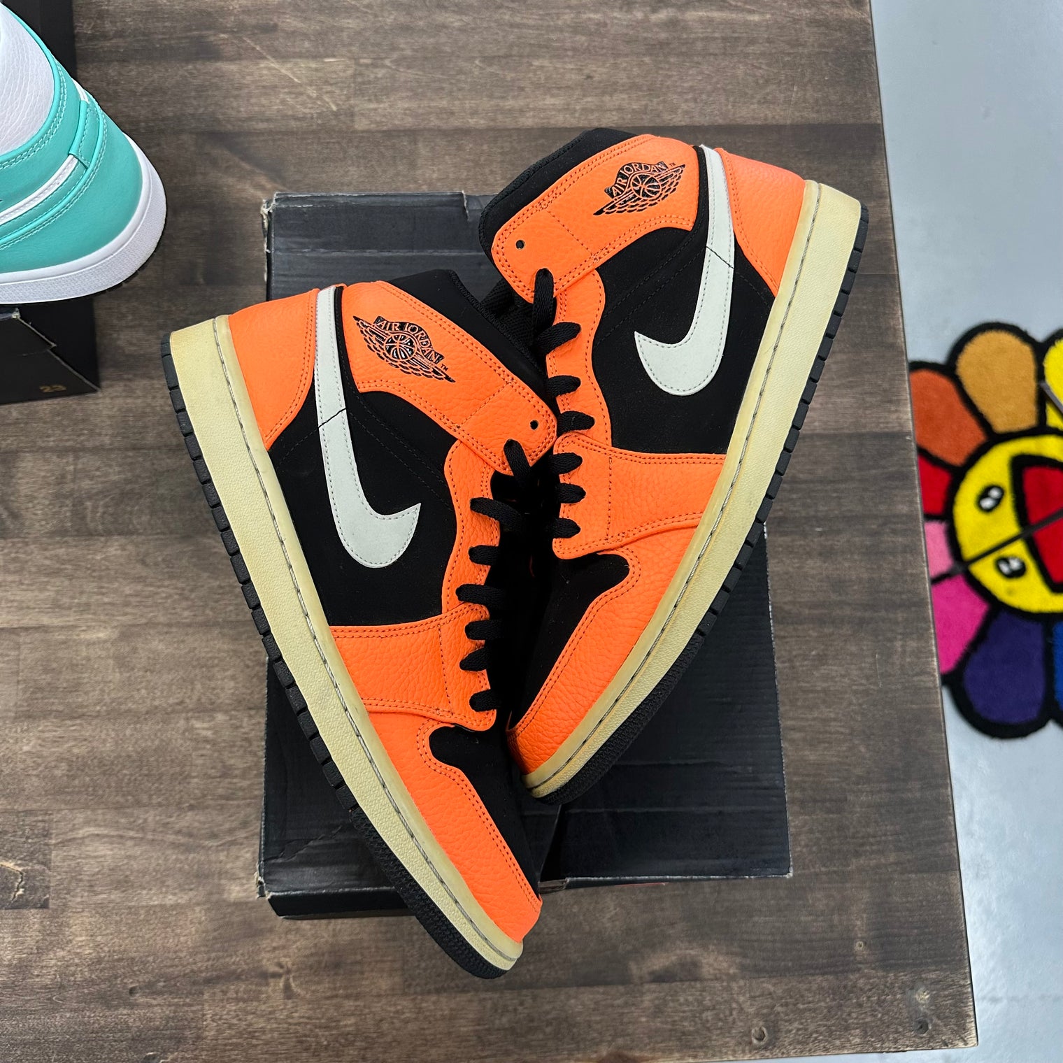 Jordan 1 Mid Black Cone (US 11) (USED)