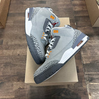 Cool Grey Jordan 3 Retro (USED, No Box)