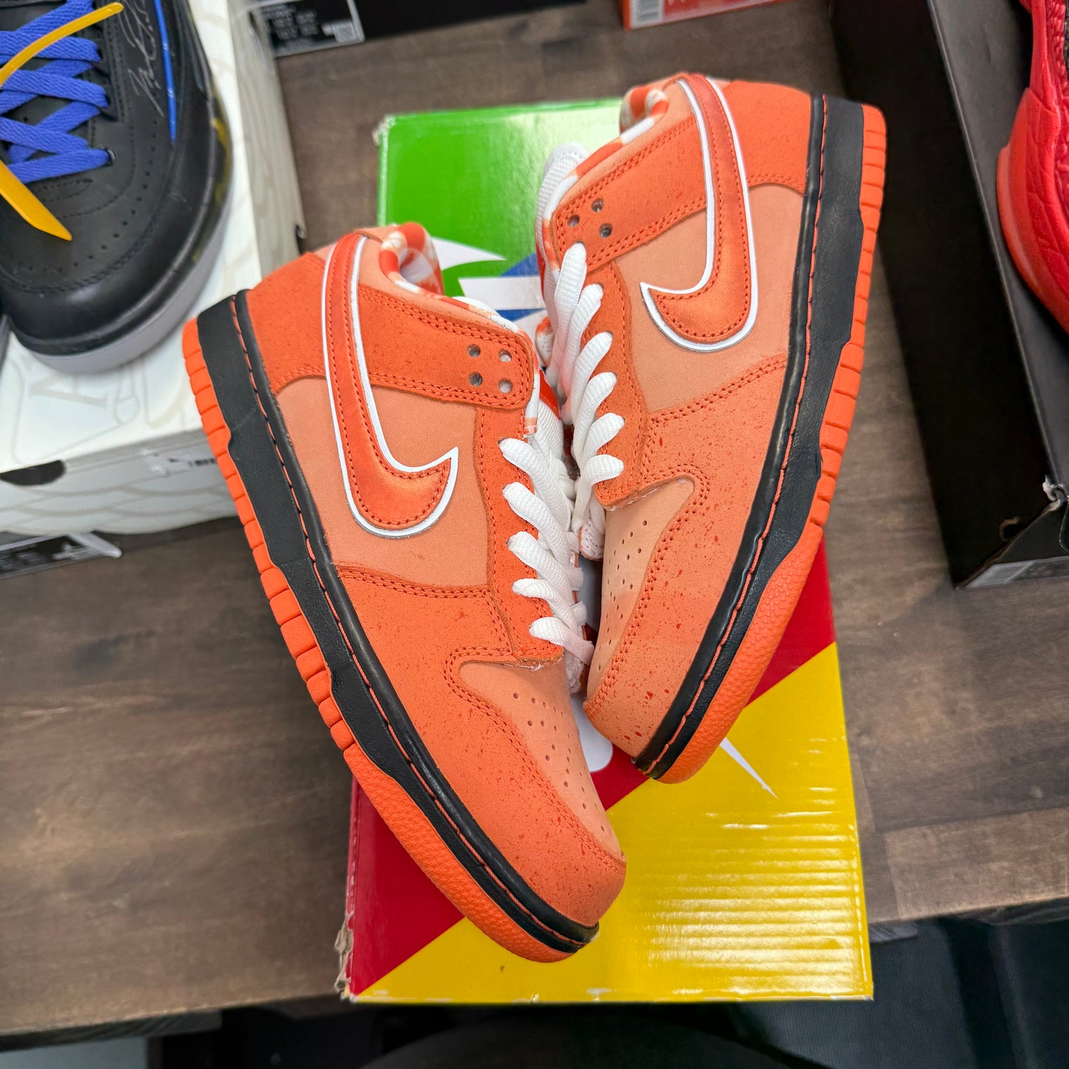 Orange Lobster Nike SB Dunk Low (USED,Faded)