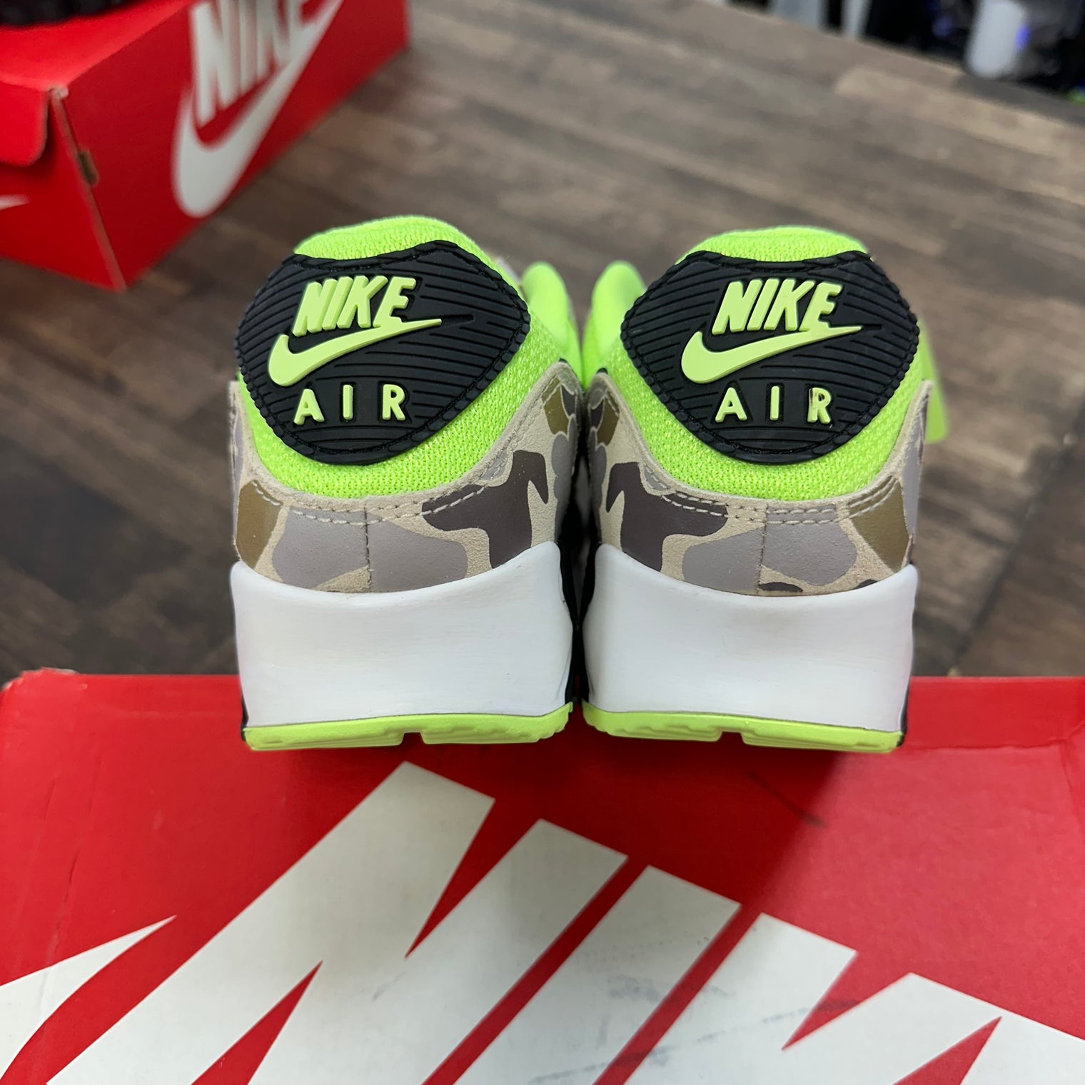 Green Camo Air Max 90 (Lightly Worn)