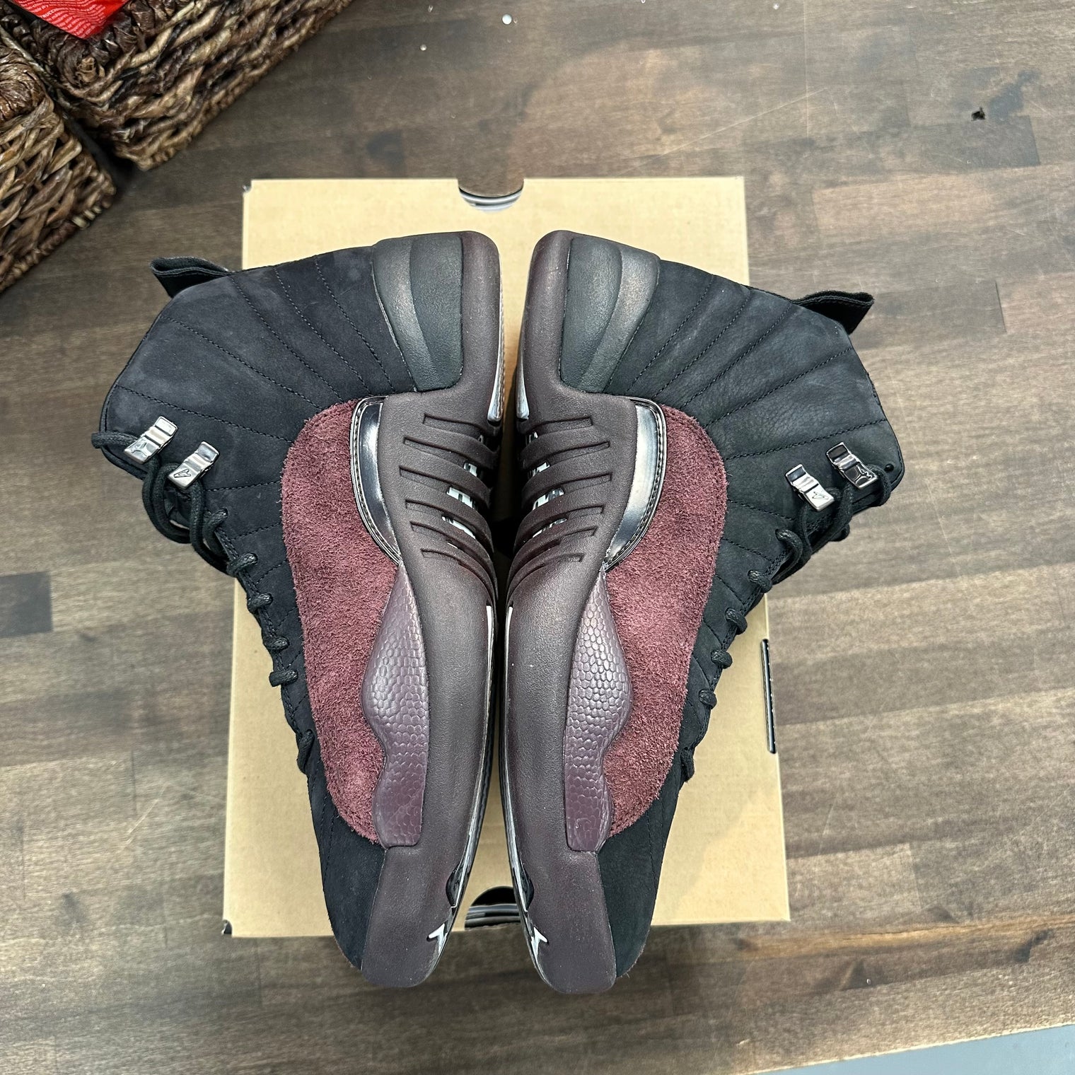 A Ma Maniere Black Jordan 12 Retro (W) (USED)