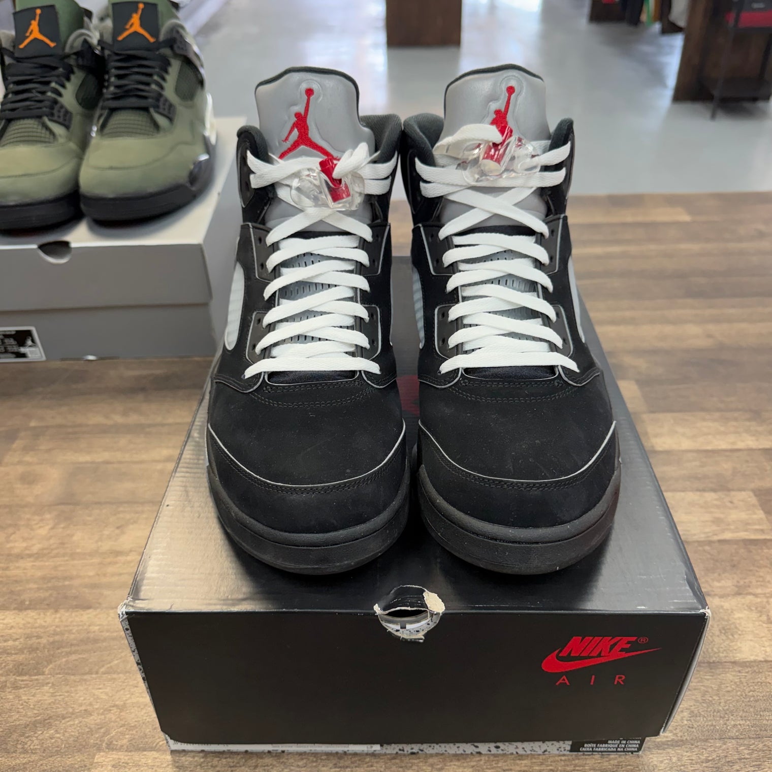 Black Metallic Jordan 5 (2025) (USED)