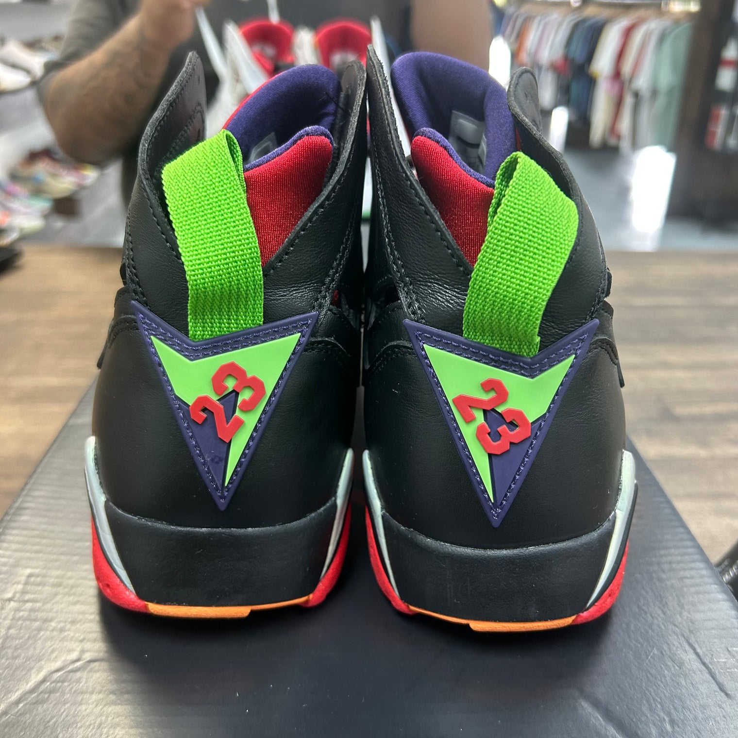 Marvin the Martian Jordan 7 Retro  (USED, Replacement Box)