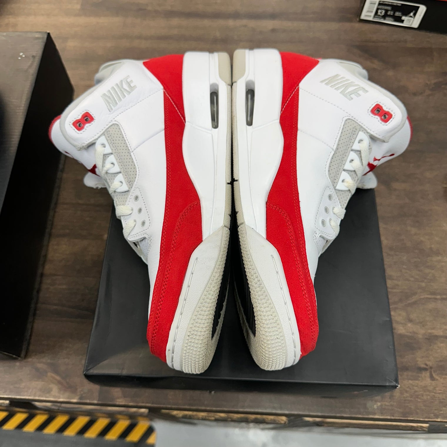 Tinker University Red Jordan 3 (USED)