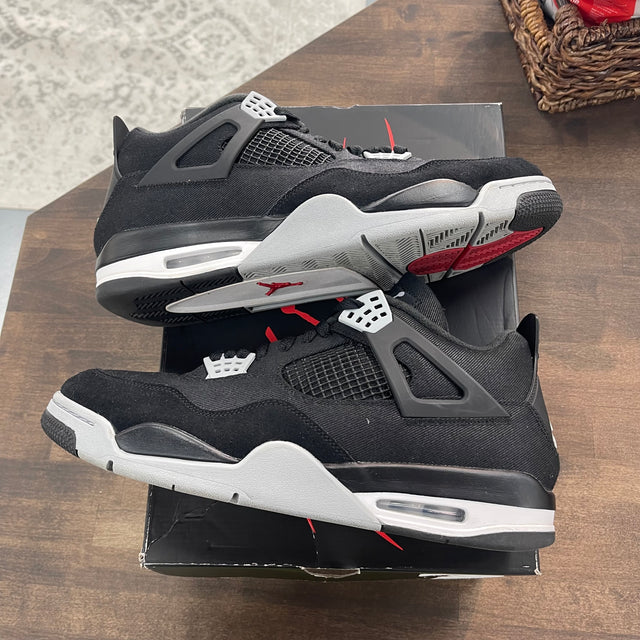 Jordan 4 Black Canvas (USED)